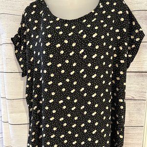 Pleione Shell Blouse - L - Black, Cream, White